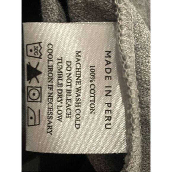 NWT Able Maria Boxy Crewneck Short Sleeve Simple Gray Tee Shirt Everyday Dress S - Picture 8 of 8